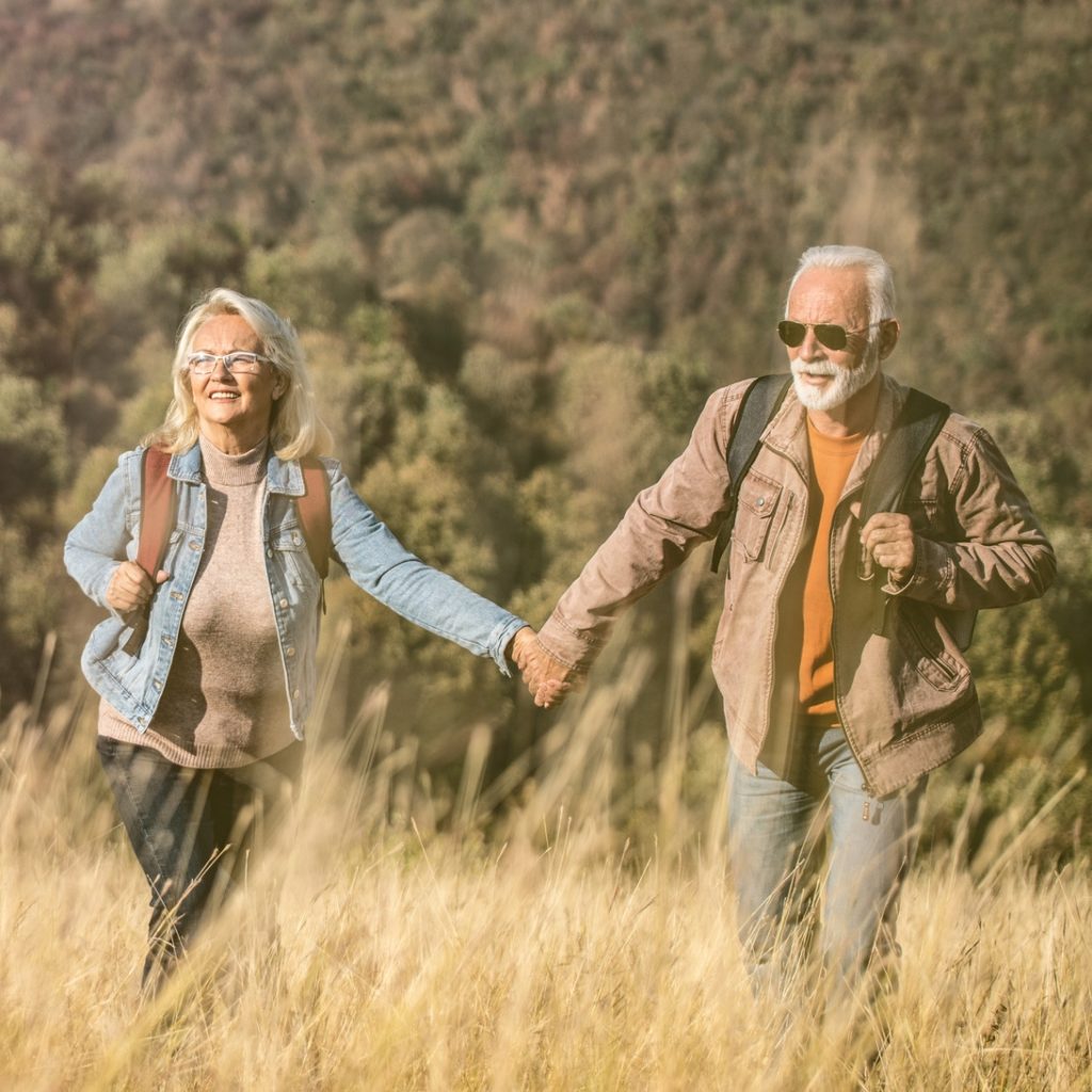 Senior Couple Hiking